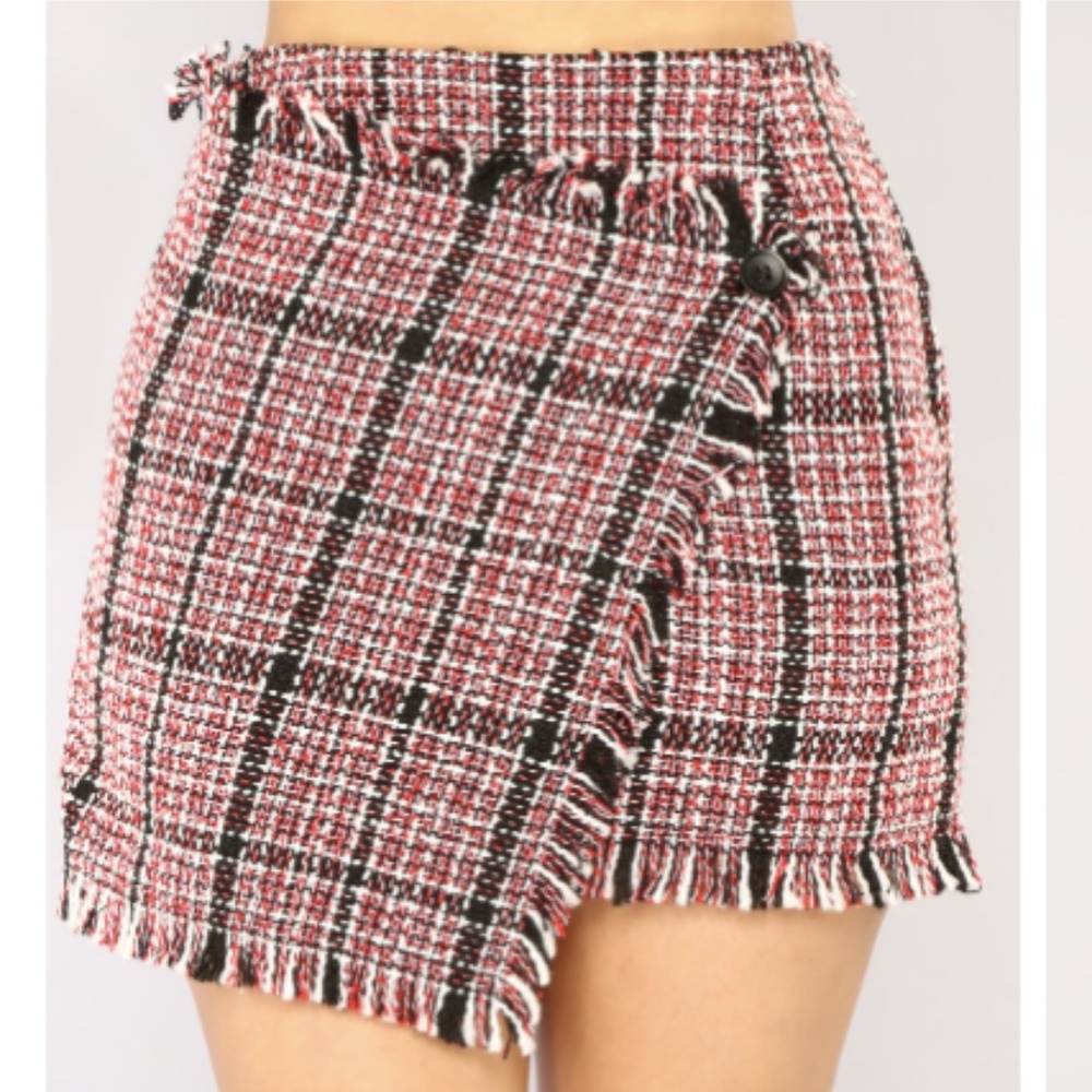 (SOLD) FN School Girl Vibes Plaid Skirt